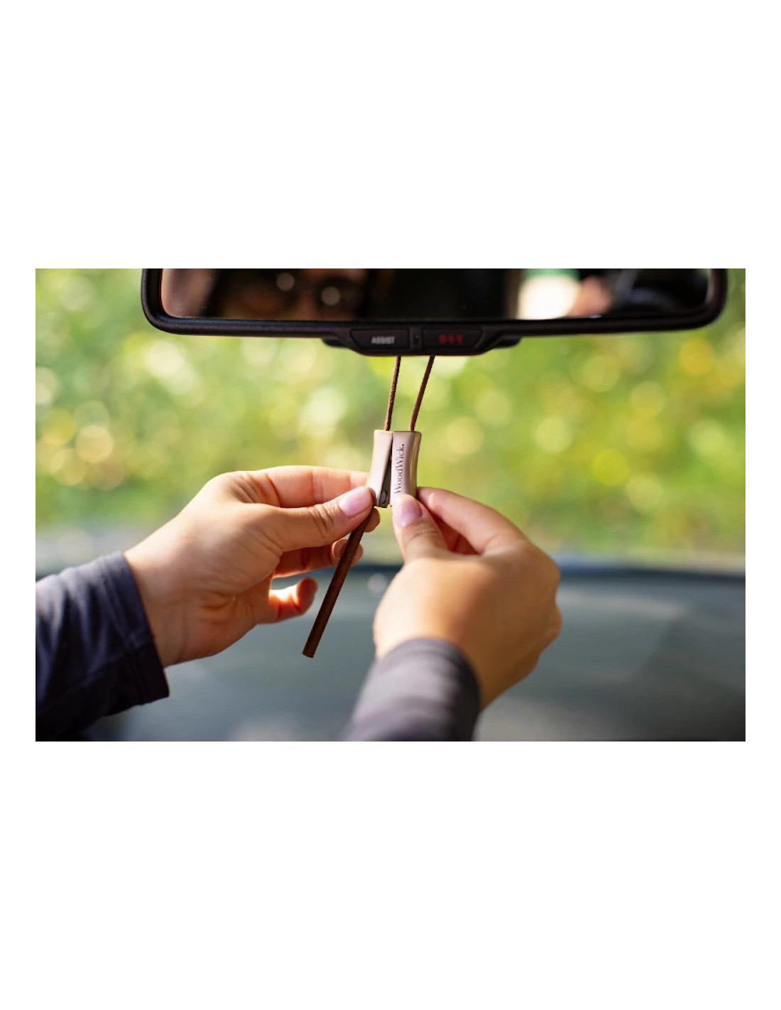 Diffuseur voiture WoodWick Au coin du feu Fireside