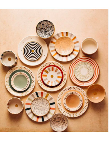 Assiette droite - Ourika Marsala