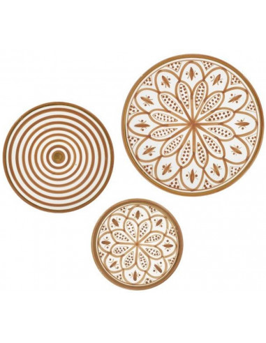 Assiette - Rayé Nude D20