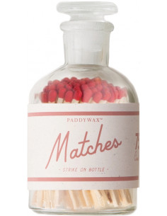 Bouteille d'allumettes - Rouge - Paddywax