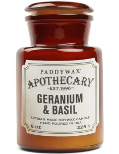 Geranium and Basil - Apothecary Candle Paddywax
