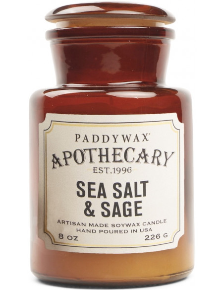 Sea Salt and Sage - Apothecary Candle Paddywax