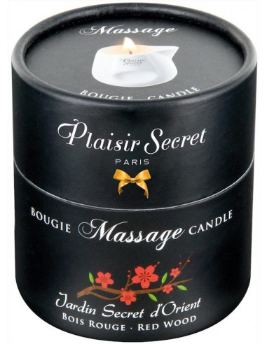 Bougie de massage - Bois Rouge