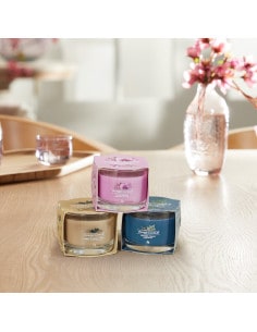 Votive en verre - Ambre et bois de santal 2