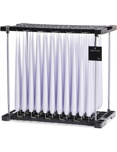 Cierge Violet d'eau mat 32 cm