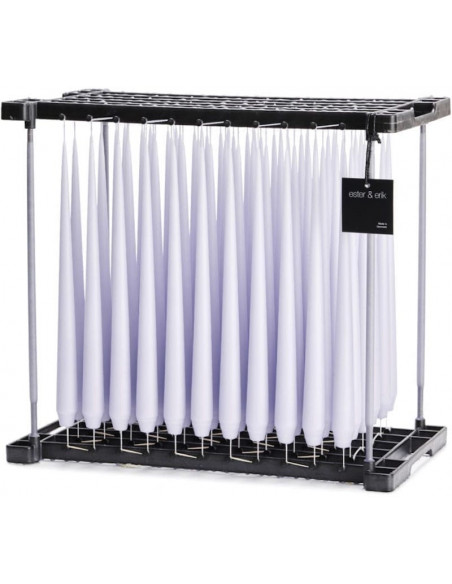 Cierge Violet d'eau mat 32 cm