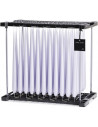 Cierge Violet d'eau mat 32 cm