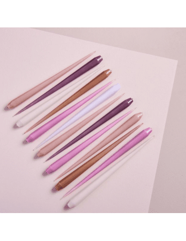 Cierge Violet d'eau mat 32 cm