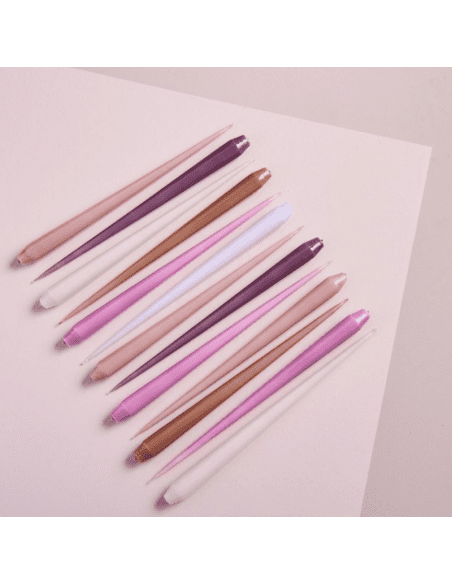 Cierge Violet d'eau mat 32 cm