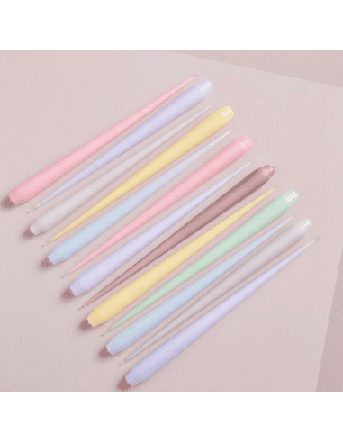 Cierge Violet d'eau mat 32 cm