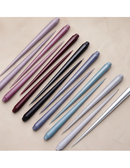 Cierge Mauve laqué 32 cm