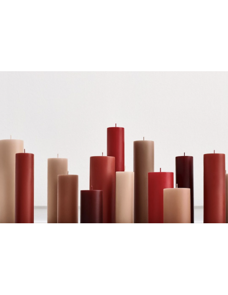 Bougie pilier Terracotta 15 cm