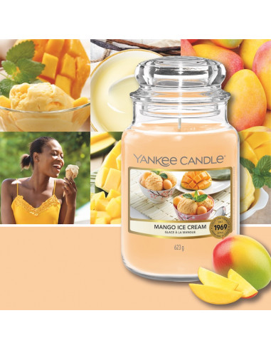 Glace à la mangue - Fondant