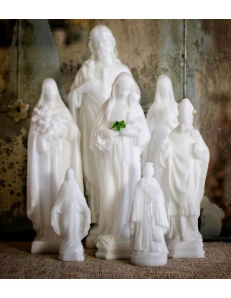 Mini Vierge Miraculeuse - Blanche - Ciergerie des Prémontrés