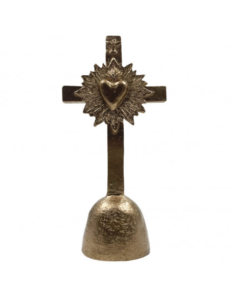 Croix Coeur de lumière - Or - Ciergerie des Prémontrés