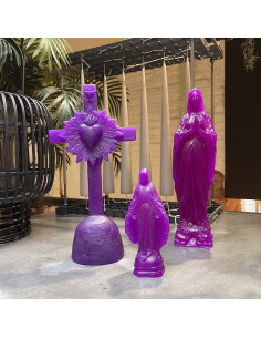 Vierge Notre Dame - Violet - Ciergerie des Prémontrés 2