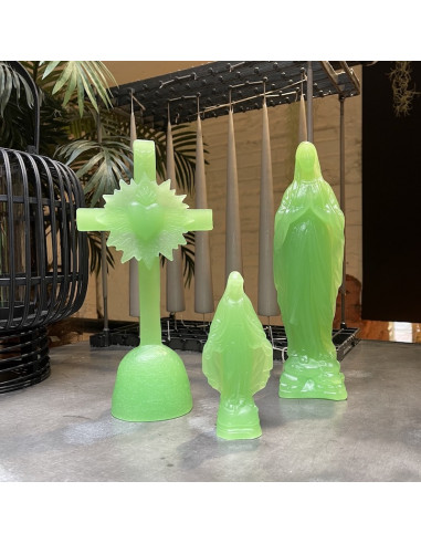 Mini Vierge Miraculeuse - Menthe - Ciergerie des Prémontrés