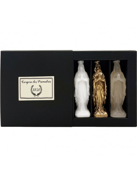 Coffret Mini Vierges 3 Couleurs - Ciergerie des Prémontrés