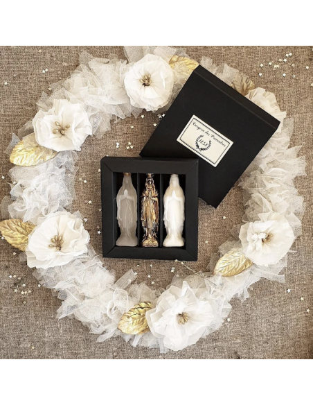 Coffret Mini Vierges 3 Couleurs - Ciergerie des Prémontrés