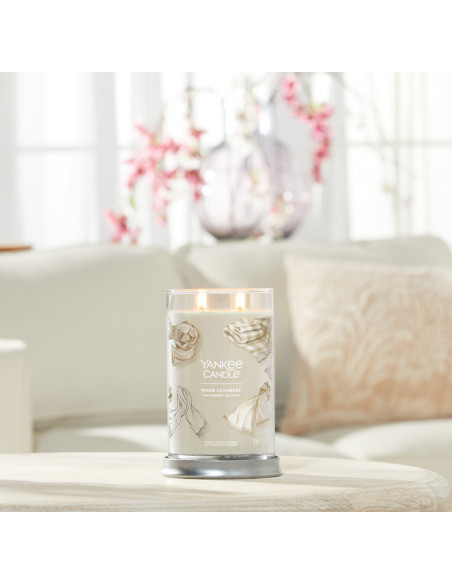 Cachemire Délicat - Grande bougie 2 mèches