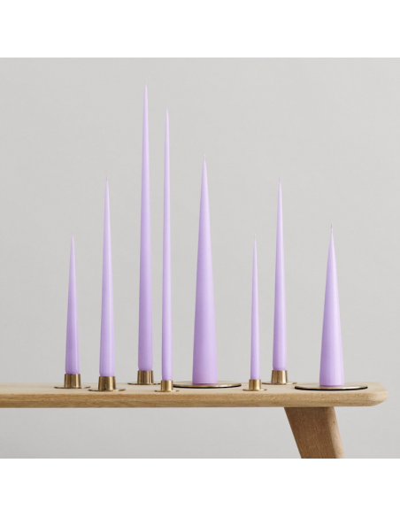 Petit support bougie pilier doré mat - Ester & Erik