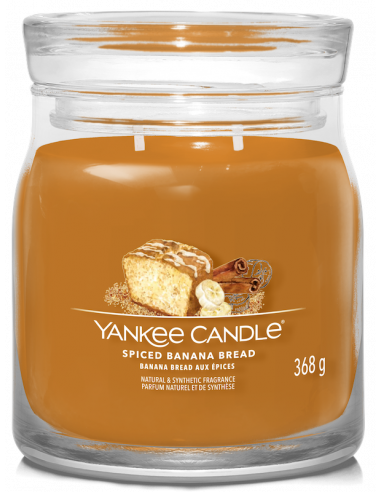Banana bread aux épices - Moyenne bougie 2 mèches