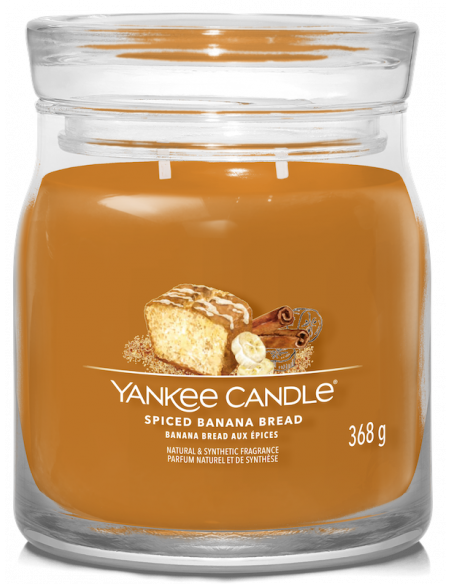 Banana bread aux épices - Moyenne bougie 2 mèches