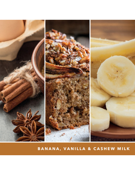 Banana bread aux épices - Moyenne bougie 2 mèches