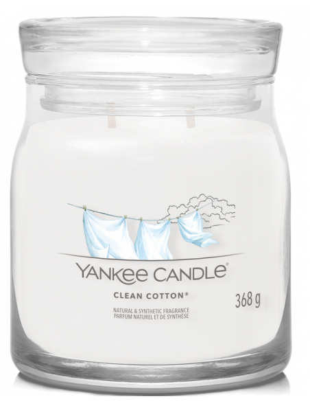 Clean cotton - Moyenne bougie 2 mèches