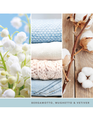 Clean cotton - Moyenne bougie 2 mèches