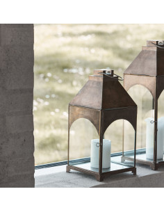 Lanterne Arche en laiton antique - Meraki 2