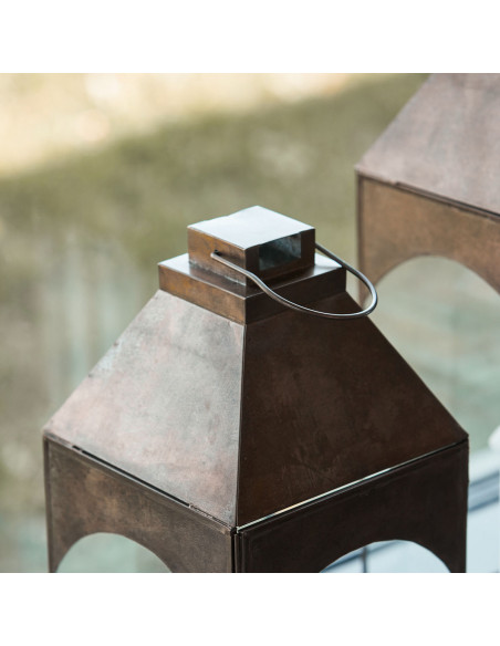 Lanterne Arche en laiton antique - Meraki