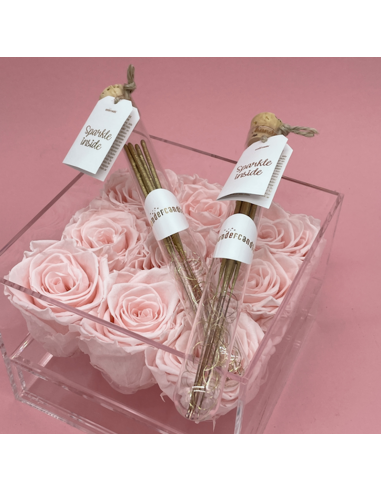 Bougie Tube Bicolores 18cm  - Lot de 5