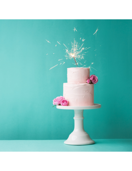 Bougie Tube Bicolores 18cm  - Lot de 5