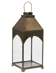 Moyenne Lanterne Arche en laiton antique - Meraki