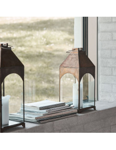 Moyenne Lanterne Arche en laiton antique - Meraki 2