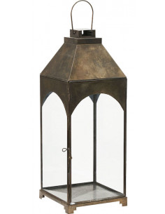 Grande Lanterne Arche en laiton antique - Meraki