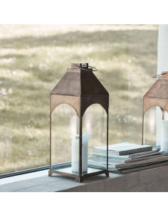 Grande Lanterne Arche en laiton antique - Meraki 2