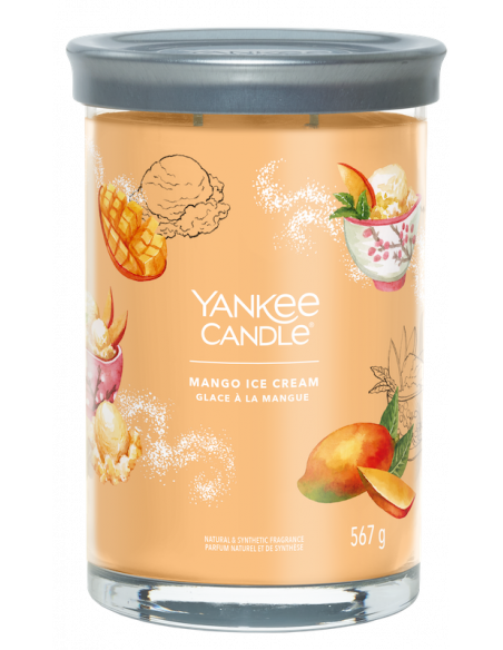 Glace à la mangue - Grande colonne