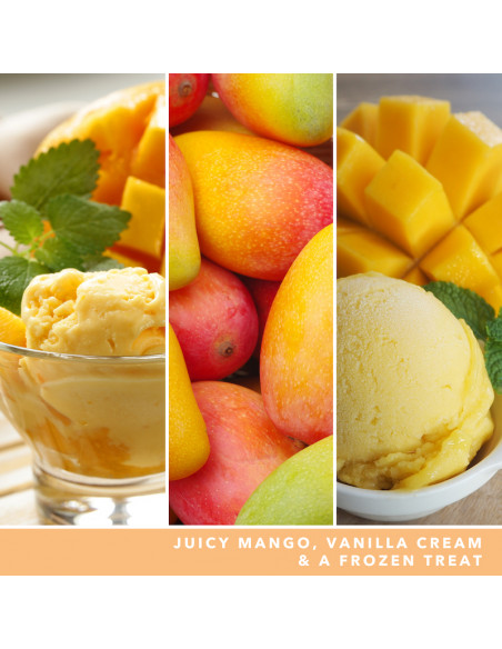 Glace à la mangue - Grande colonne