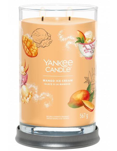 Glace à la mangue - Grande colonne