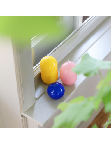 Grande bougie Blob - Jaune