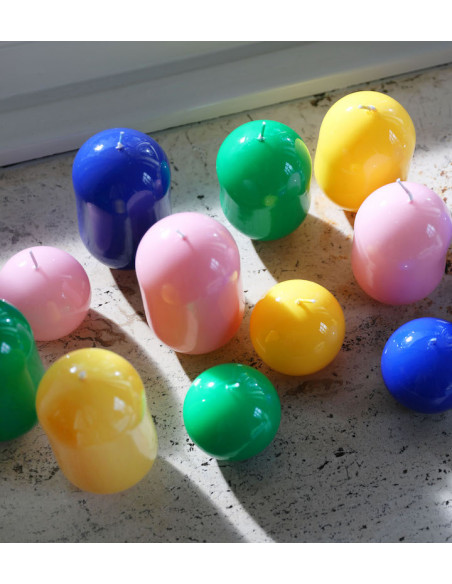 Grande bougie Blob - Jaune