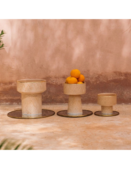 Petite Coupe à fruits - Sahara gold