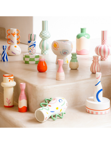 Vase Gabriel - Squares & Stripes