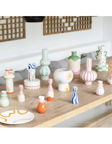 Vase Gabriel - Squares & Stripes