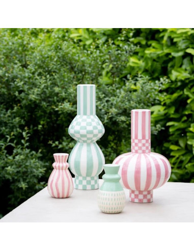 Vase Gabriel - Squares & Stripes