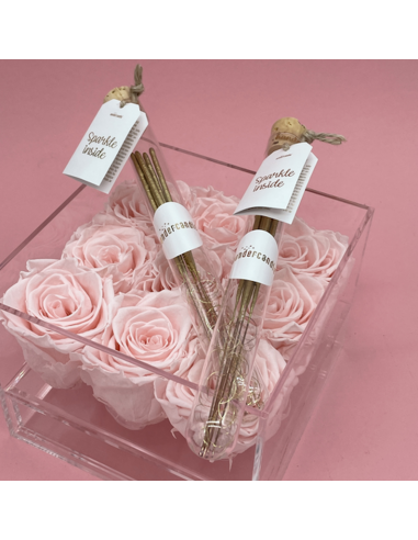 Bougie scintillante Tube à essai 18cm  - Lot de 5