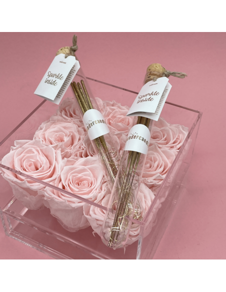 Bougie scintillante Tube à essai 18cm  - Lot de 5