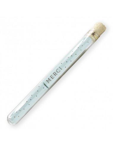 Bougie Tube à essai Merci - Lot de 5